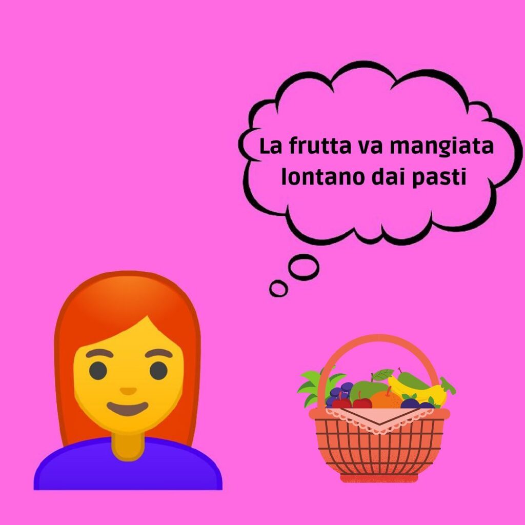 Frutta lontano dai pasti