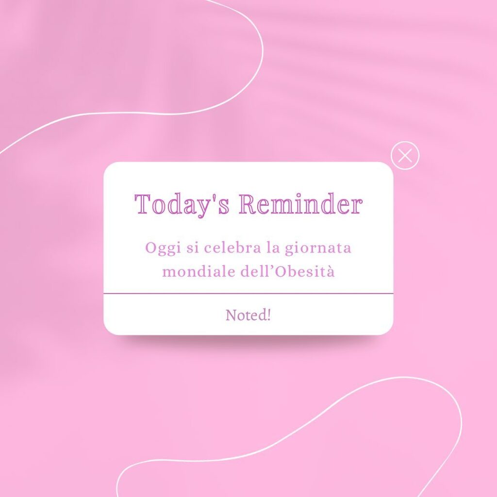 Giornata mondiale dell’obesità